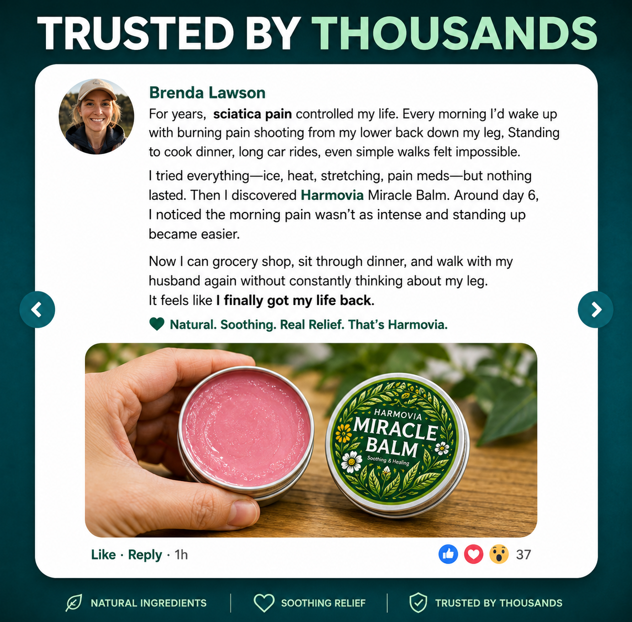 The Harmovia Pain Relief Balm™