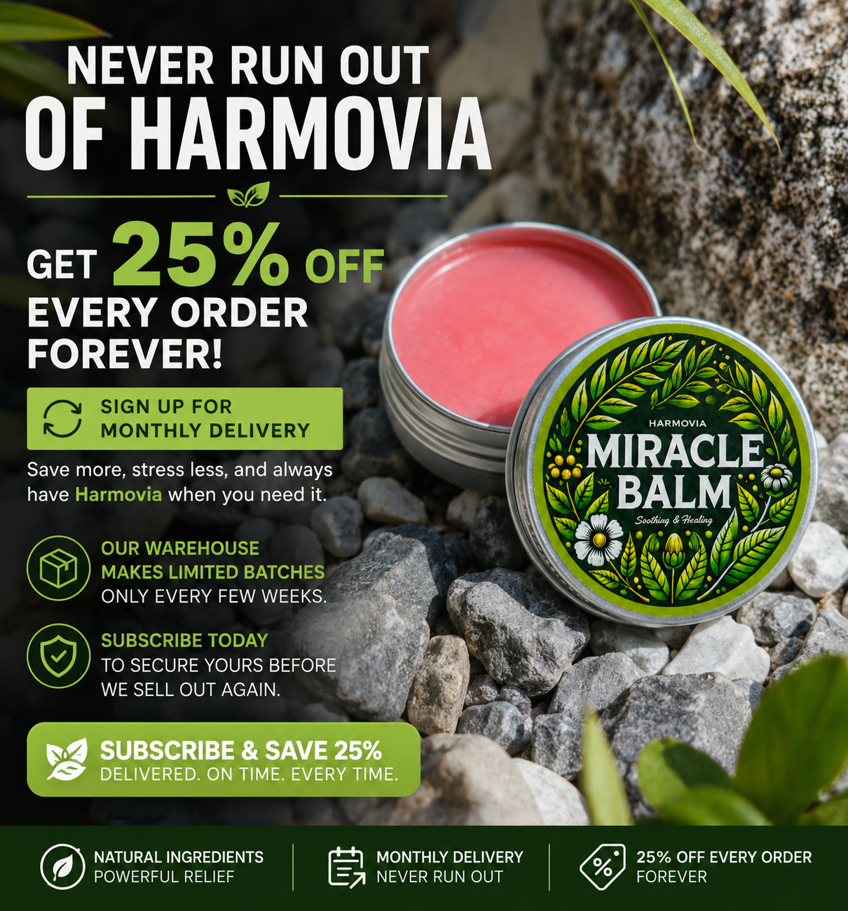 The Harmovia Pain Relief Balm™